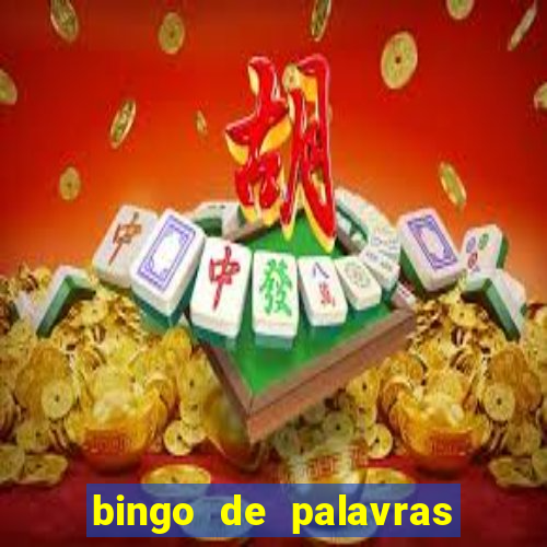 bingo de palavras cha de bebe